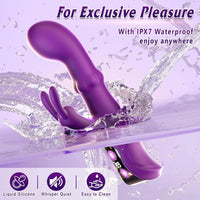 Vibromasseur Rabbit 4-en-1 – Rotation, Compression, Point G & Clitoris | 10 Modes