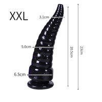 Plug Anal Tentacule Pieuvre avec Ventouse – Silicone | 4 Couleurs | 5 Tailles