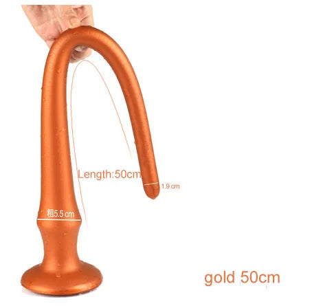 Long Plug Anal Silicone – 7 Designs | 4 Tailles S/M/L/XL | Massage Prostate | Unisexe