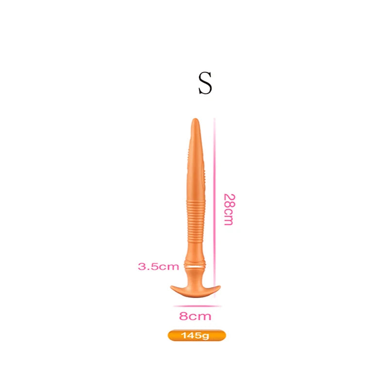 Long Plug Anal Silicone – 7 Designs | 4 Tailles S/M/L/XL | Massage Prostate | Unisexe