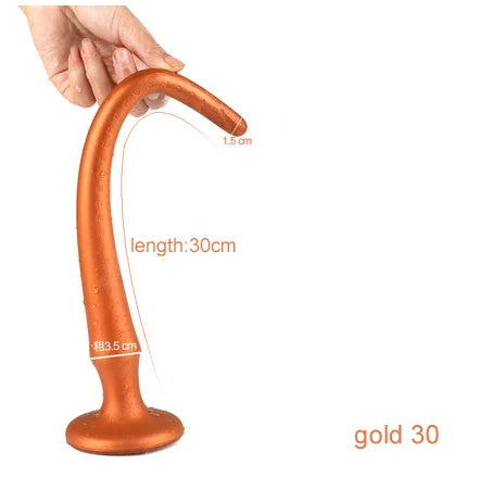 Long Plug Anal Silicone – 7 Designs | 4 Tailles S/M/L/XL | Massage Prostate | Unisexe
