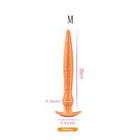 Long Plug Anal Silicone – 7 Designs | 4 Tailles S/M/L/XL | Massage Prostate | Unisexe