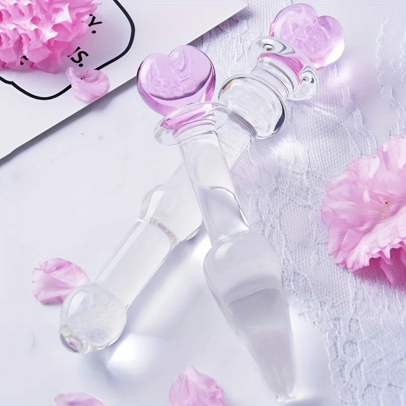 Gode en Verre Cristal – Stimulation Anale, Vaginale & Prostatique | 4 Tailles
