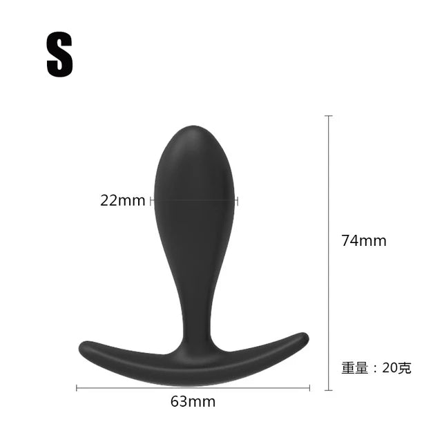Plug Anal Silicone Portable – 6 Formes, 3 Tailles | Masseur Prostatique