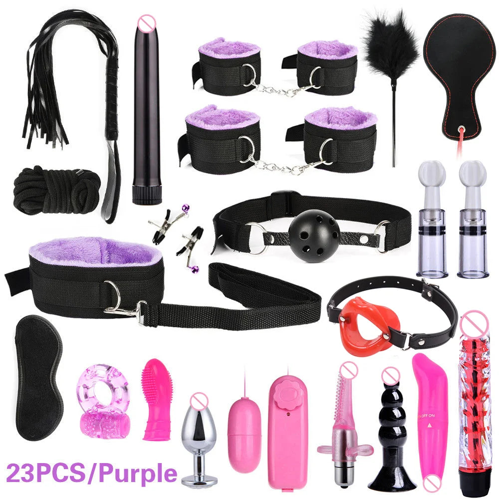 Kit BDSM Bondage Complet – Explorez la Domination en Toute Confiance