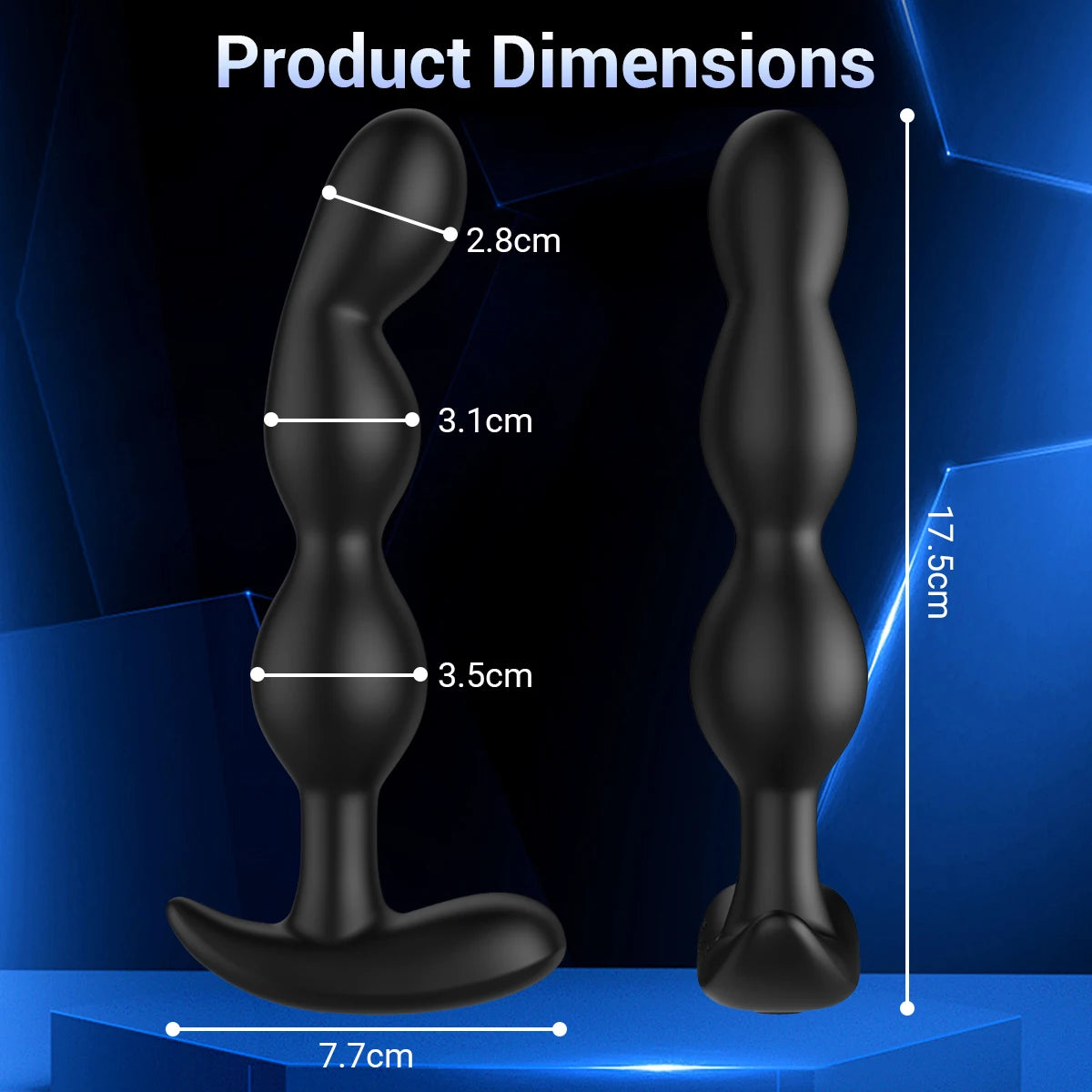 Plug Anal Vibrant Bluetooth & Télécommande – 10 Modes | Contrôle App | Masseur Prostate | Unisexe
