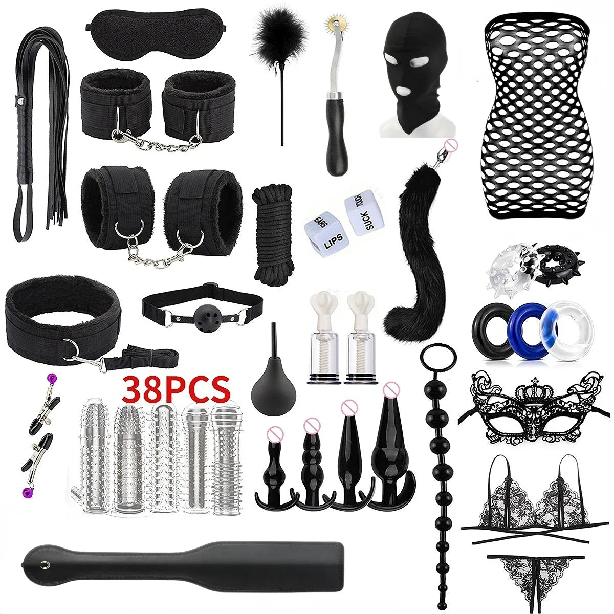 Kit BDSM Bondage Complet – Explorez la Domination en Toute Confiance