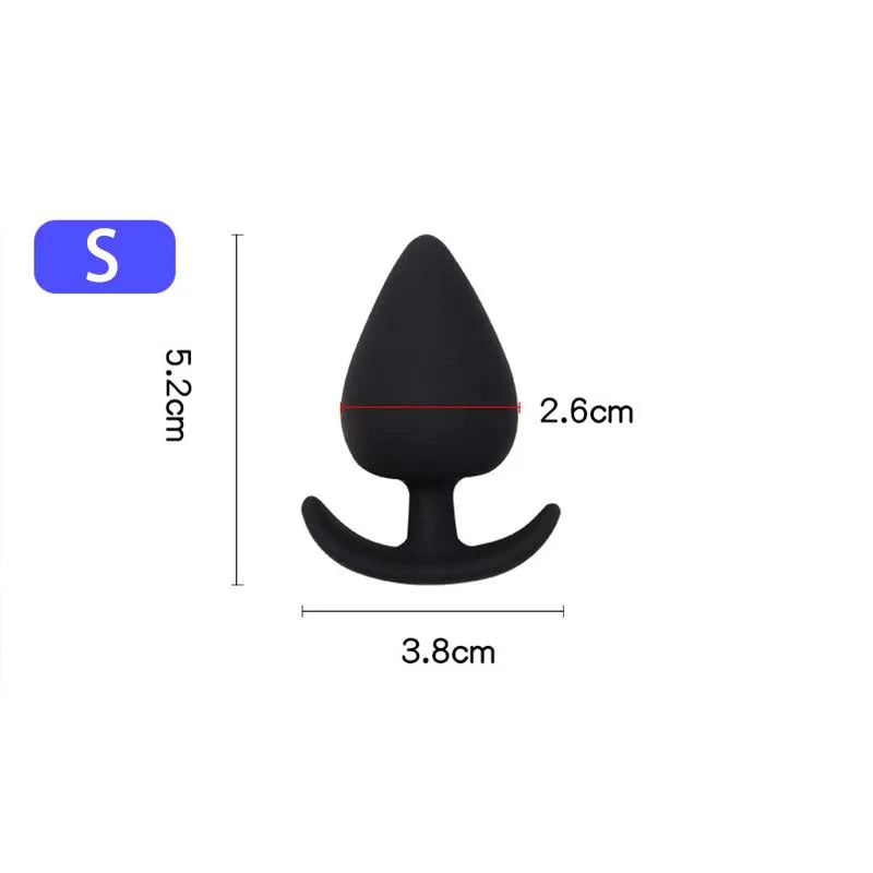 Plug Anal en Silicone – 5 Tailles Progressives pour Débutants & Confirmés