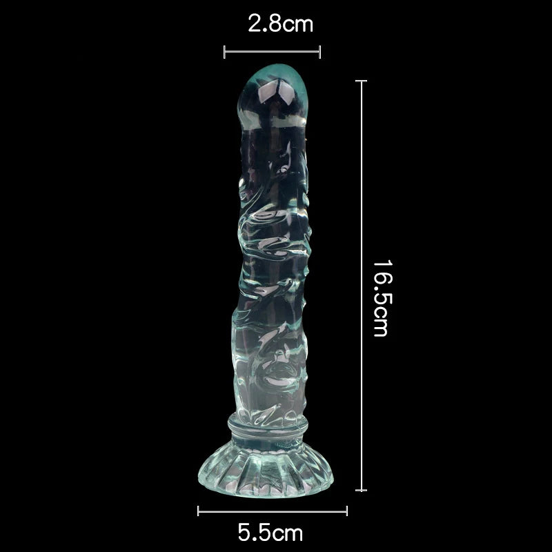 Gode Plug Anal Texturé Ventouse – 4 Tailles & 4 Couleurs
