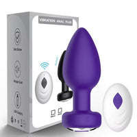Plug Anal Vibrant Connecté Bluetooth – Contrôle APP à Distance | Silicone | 4 Couleurs
