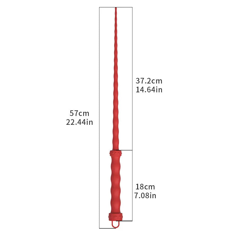 Fouet BDSM Silicone – Stimulation & Jeux de Rôle | Rouge, Bleu, Noir