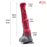 Gode Fantaisie Cheval Éjaculateur Ventouse – Silicone | Harnais en Option