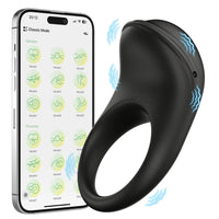Anneau Pénien Vibrant Xbonp – Contrôle APP Bluetooth | Retard Éjaculation | Silicone CE