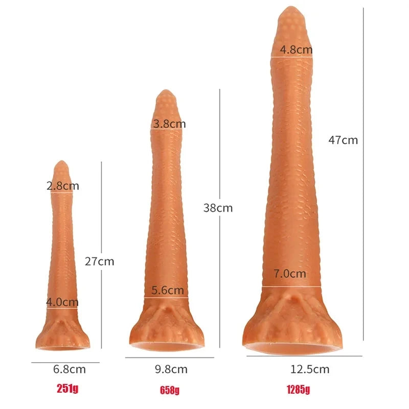 Long Plug Anal Silicone – 7 Designs | 4 Tailles S/M/L/XL | Massage Prostate | Unisexe