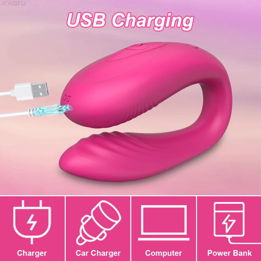 Vibrateur Portable Connecté App – Stimulateur Clitoris & Point G à Distance | Couple