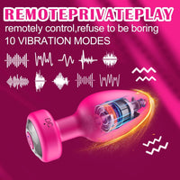 Plug Anal Vibrant Connecté – App ou Télécommande, 10 Modes | Plaisir à Distance