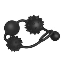 Chapelet Anal Silicone – Boules Lisses & Piquantes | Stimulation Progressive | 3 Tailles | Waterproof