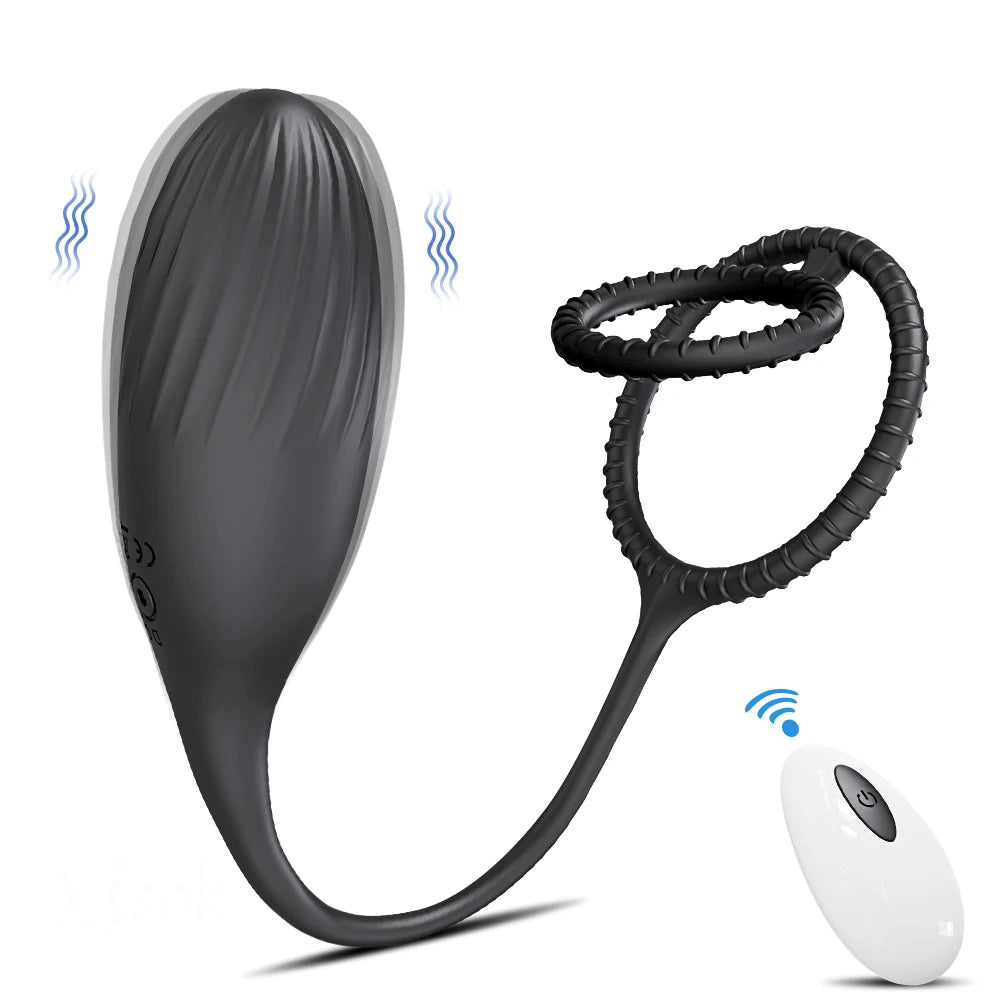 Plug Anal Vibrant Masseur Prostate TLUDA – Anneau Pénien Wearable | APP ou Télécommande