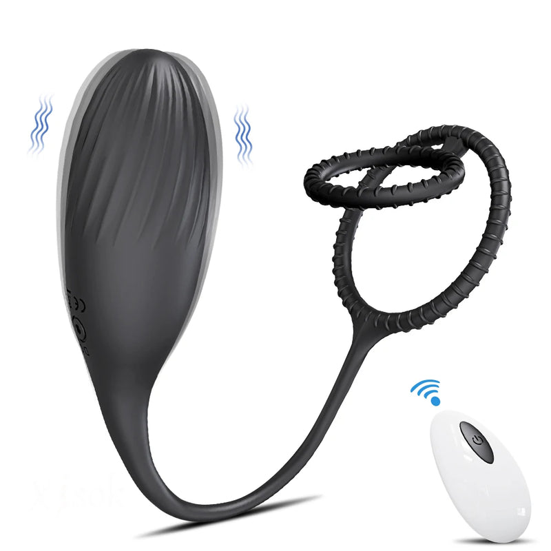 Plug Anal Vibrant Masseur Prostate TLUDA – Anneau Pénien Wearable | APP ou Télécommande