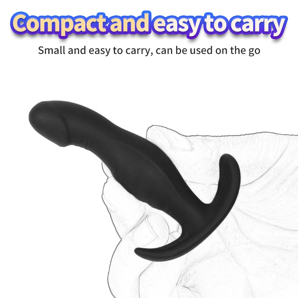 Plug Anal Silicone Gland Réaliste – Kit Entraînement Anal | S/M/L & Set 3 Pièces | Débutant & Expert