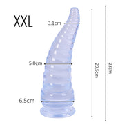 Plug Anal Tentacule Pieuvre avec Ventouse – Silicone | 4 Couleurs | 5 Tailles