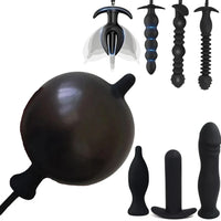 Plug Anal Gonflable avec Pompe – Silicone Médical | 12 Modèles | Dilatation Progressive