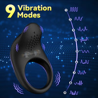 Anneau Pénien Vibrant Xbonp – Contrôle APP Bluetooth | Retard Éjaculation | Silicone CE