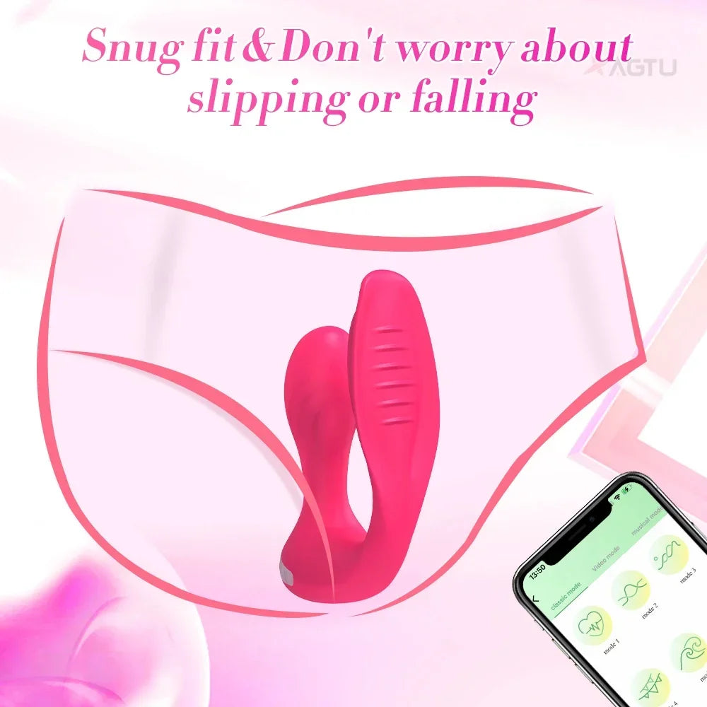 Plug Anal Vibrant 2 en 1 – Double Stimulation Intense pour Couples