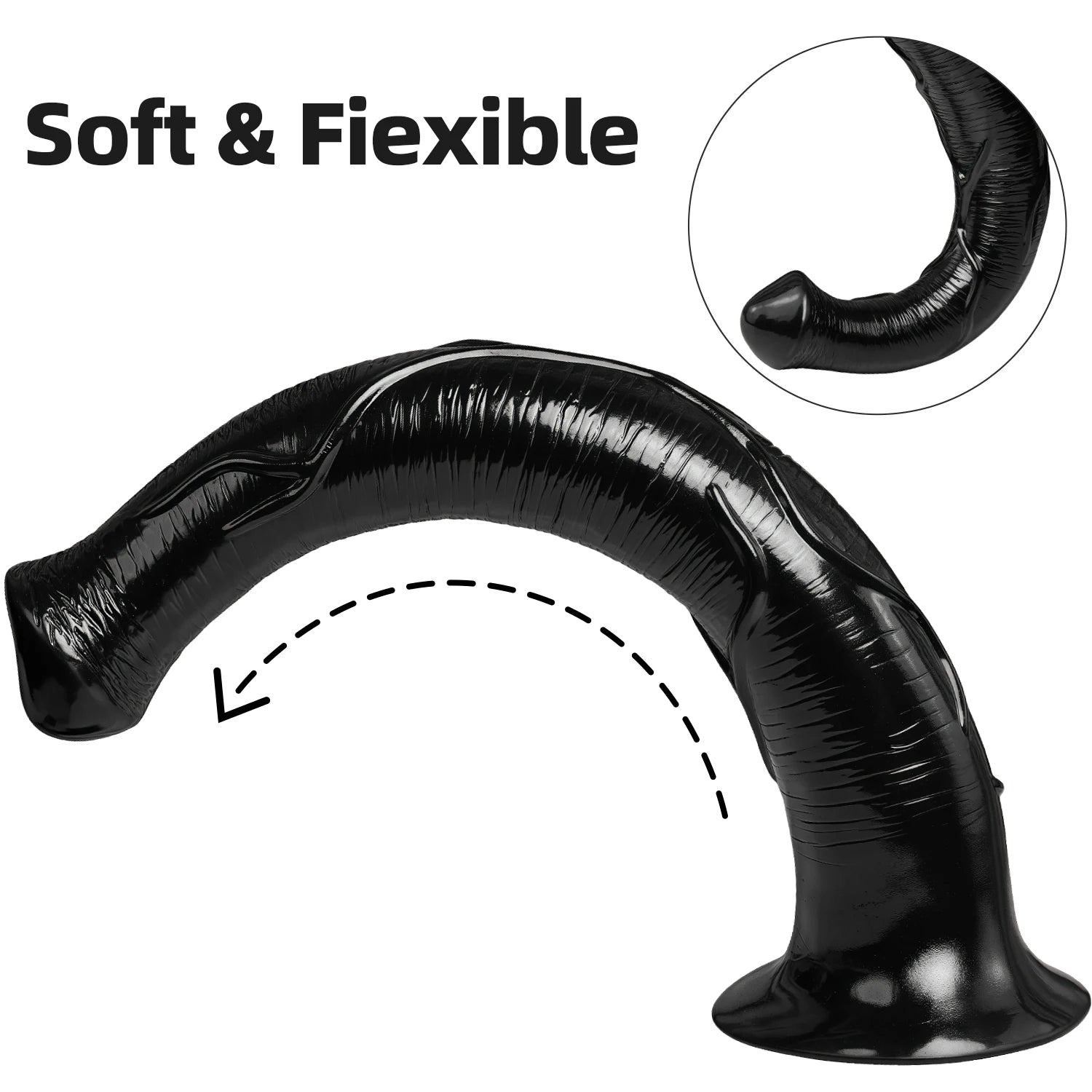 Gode Fantaisie Cheval & Monstre – PVC Souple | 2 Modèles, 3 Tailles