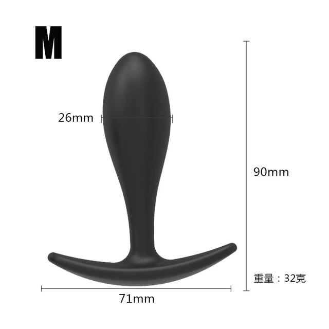 Plug Anal Silicone Portable – 6 Formes, 3 Tailles | Masseur Prostatique