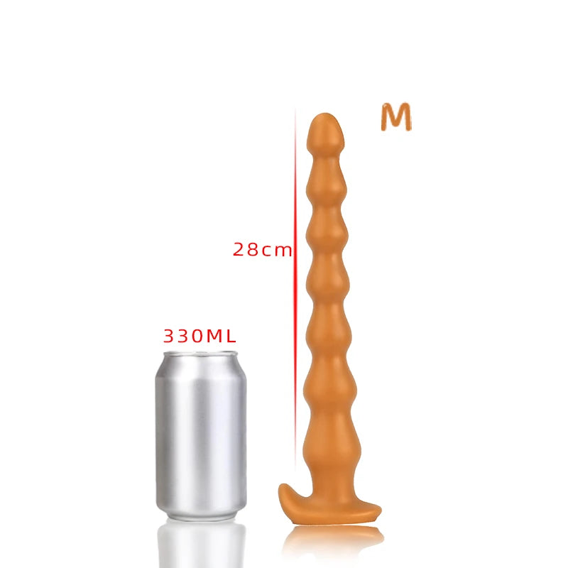 Long Plug Anal Silicone – 7 Designs | 4 Tailles S/M/L/XL | Massage Prostate | Unisexe