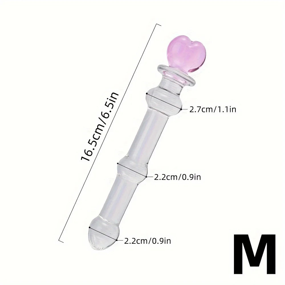 Gode en Verre Cristal – Stimulation Anale, Vaginale & Prostatique | 4 Tailles
