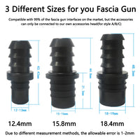 Embouts Silicone FREDORCH pour Pistolet de Massage –3 Diamètres | CE