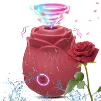 Rose Succion 3-en-1 – Langue Léchante, Poussée & Point G | Stimulateur Féminin