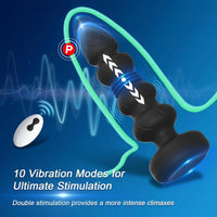 Chapelet Anal Vibrant FairyKiss – Télécommande Sans Fil | Vibrations par Impact | Silicone CE