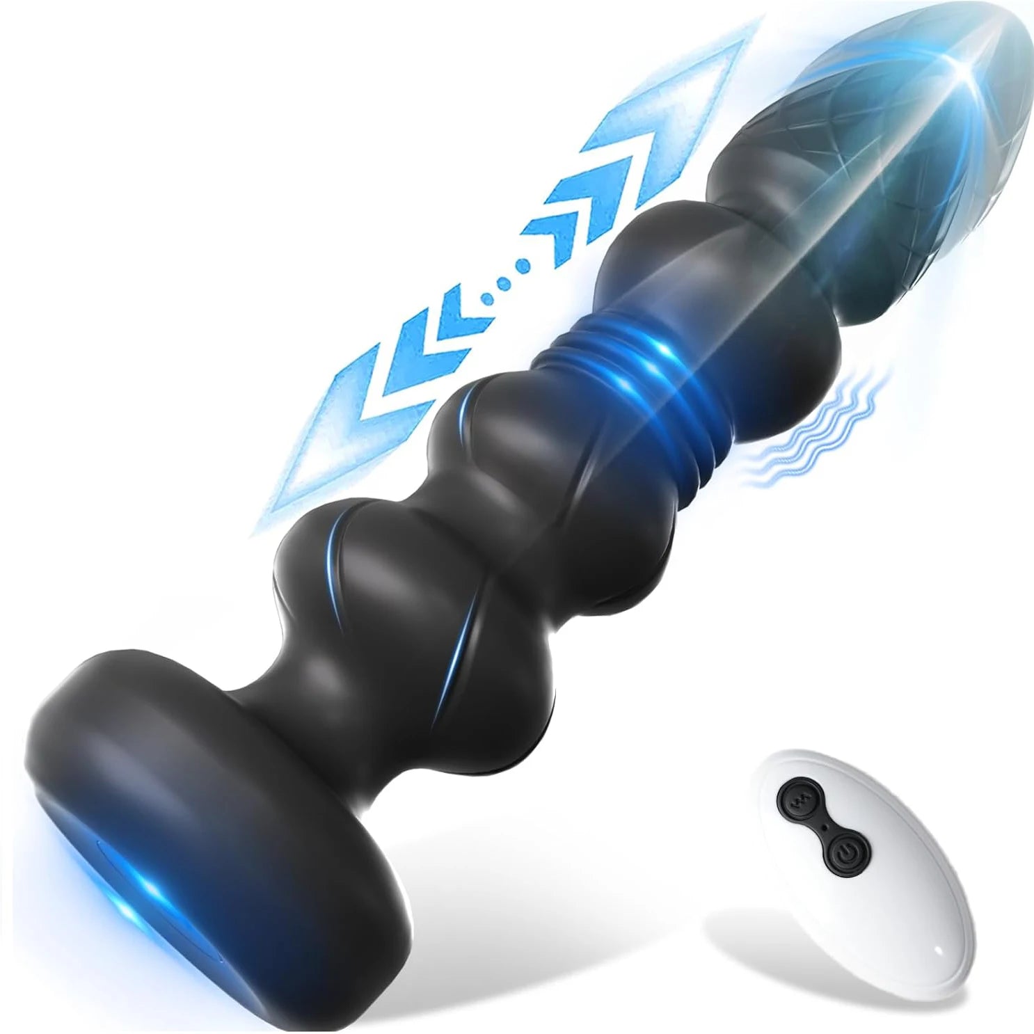 Chapelet Anal Vibrant FairyKiss – Télécommande Sans Fil | Vibrations par Impact | Silicone CE