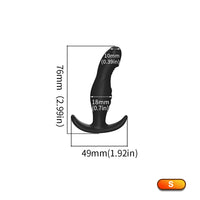 Plug Anal Silicone Gland Réaliste – Kit Entraînement Anal | S/M/L & Set 3 Pièces | Débutant & Expert