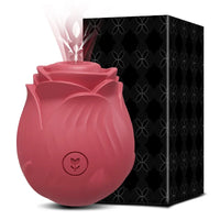 Rose Succion 3-en-1 – Langue Léchante, Poussée & Point G | Stimulateur Féminin