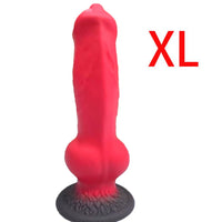 Gode Fantaisie Animal avec Ventouse QiiAii – PVC Souple | 3 Couleurs | 5 Tailles