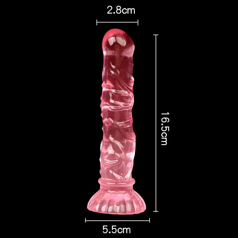 Gode Plug Anal Texturé Ventouse – 4 Tailles & 4 Couleurs
