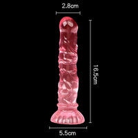 Gode Plug Anal Texturé Ventouse – 4 Tailles & 4 Couleurs