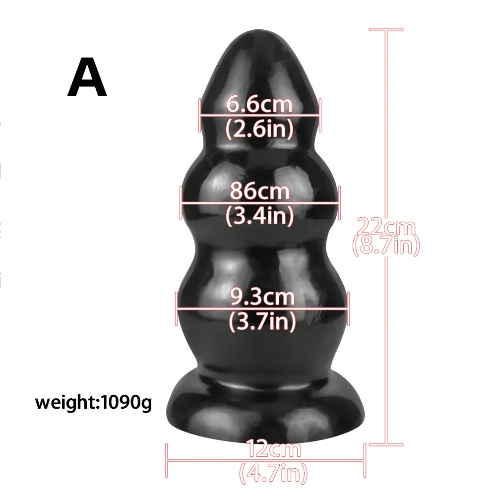 Plug Anal XXL – Expanseur Anal & Masseur Prostate | 4 Modèles | Confirmés