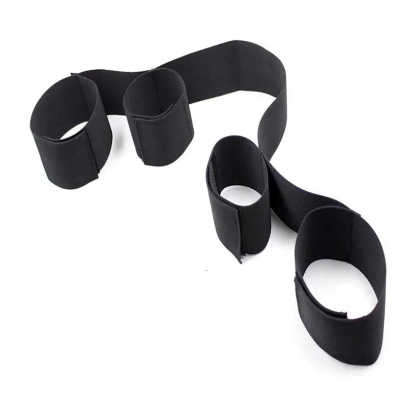 Kit Bondage BDSM Yunman – Menottes & Écarteur de Jambes Réglable | Silicone CE