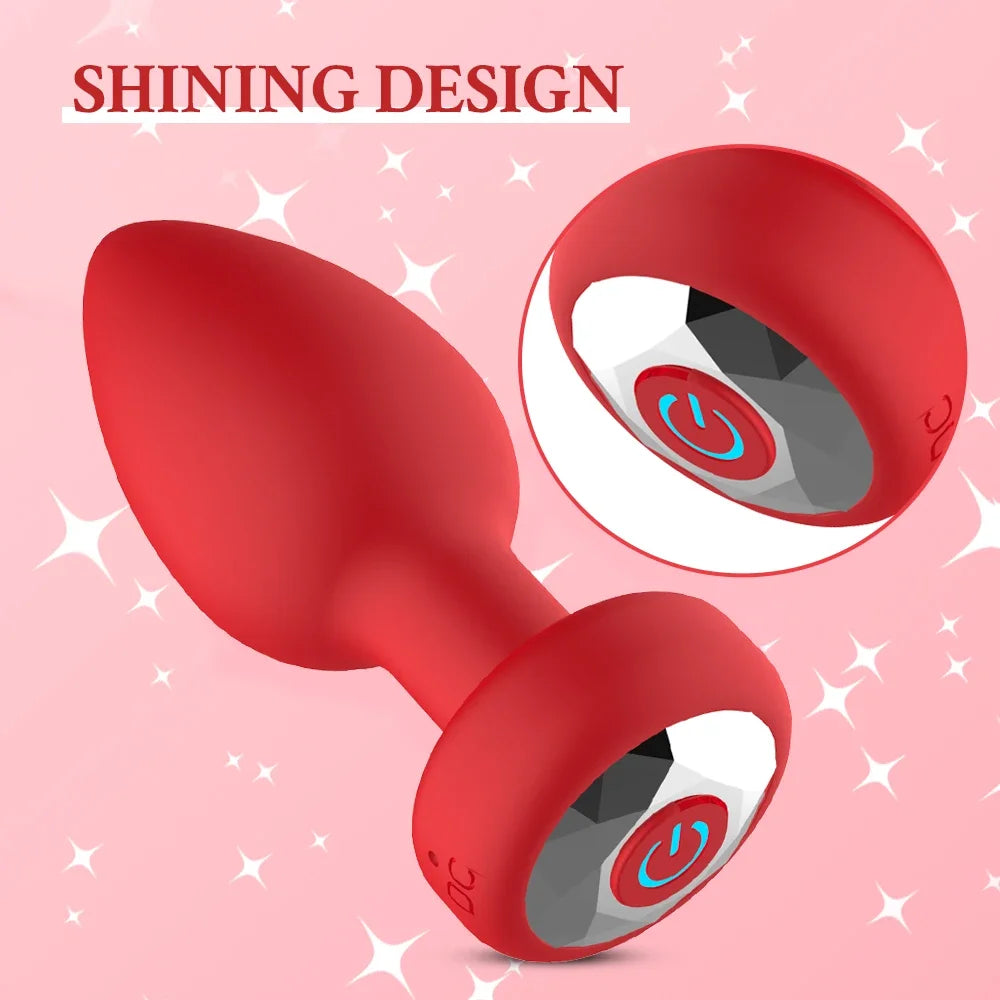 Plug Anal Vibrant Connecté Bluetooth – Contrôle APP à Distance | Silicone | 4 Couleurs