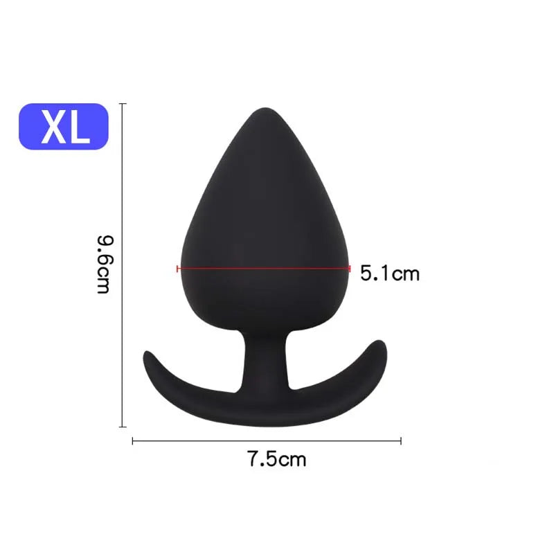 Plug Anal en Silicone – 5 Tailles Progressives pour Débutants & Confirmés