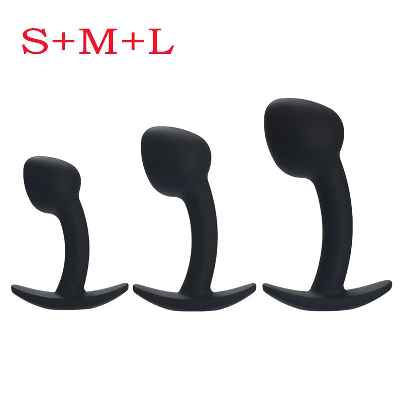 Plug Anal Silicone Portable – Stimulation Point G & Prostate | 4 Tailles | Unisexe
