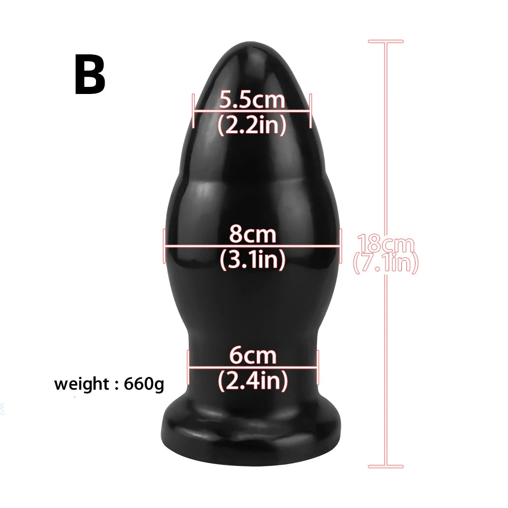 Plug Anal XXL – Expanseur Anal & Masseur Prostate | 4 Modèles | Confirmés
