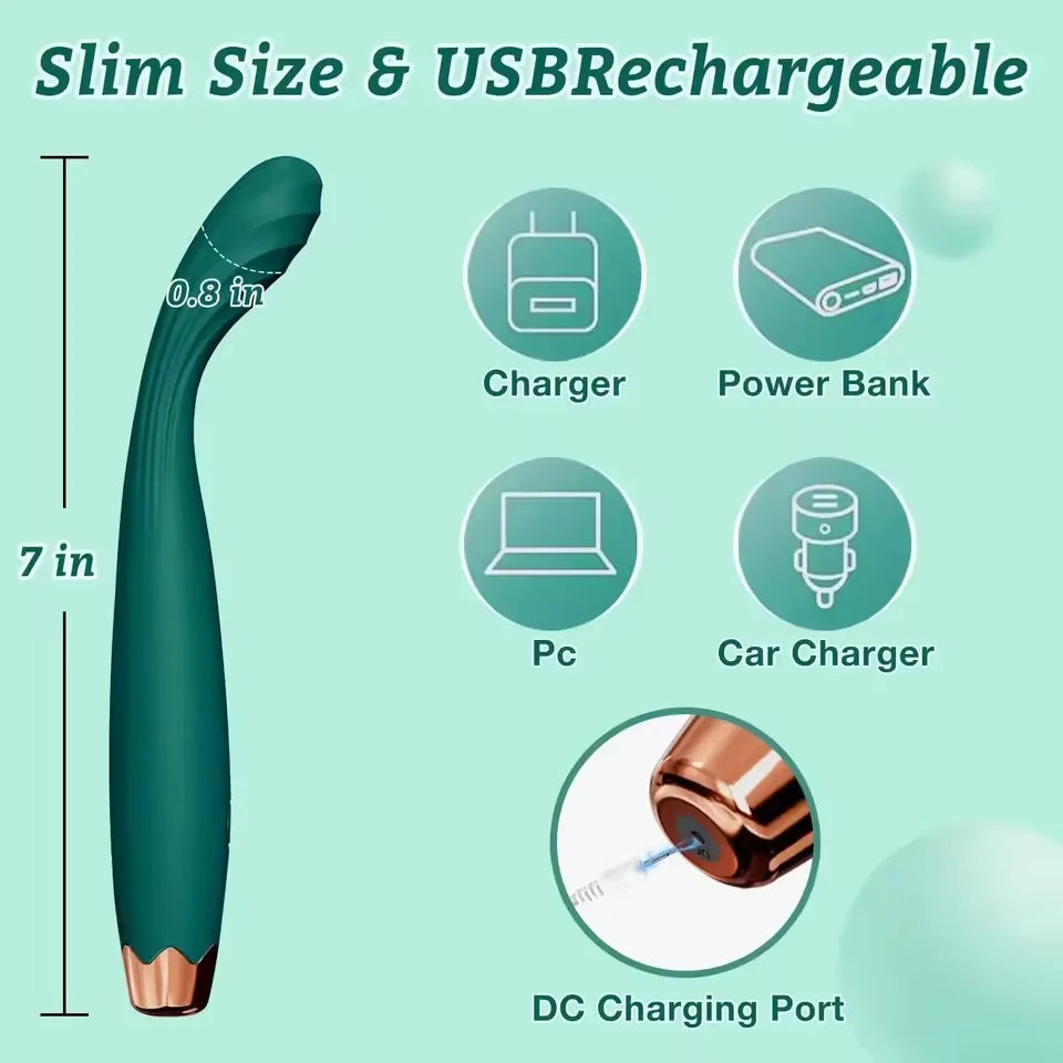 Vibrateur Doigt – Stimulateur Point G, Clitoris & Mamelons | 10 Modes | Waterproof USB