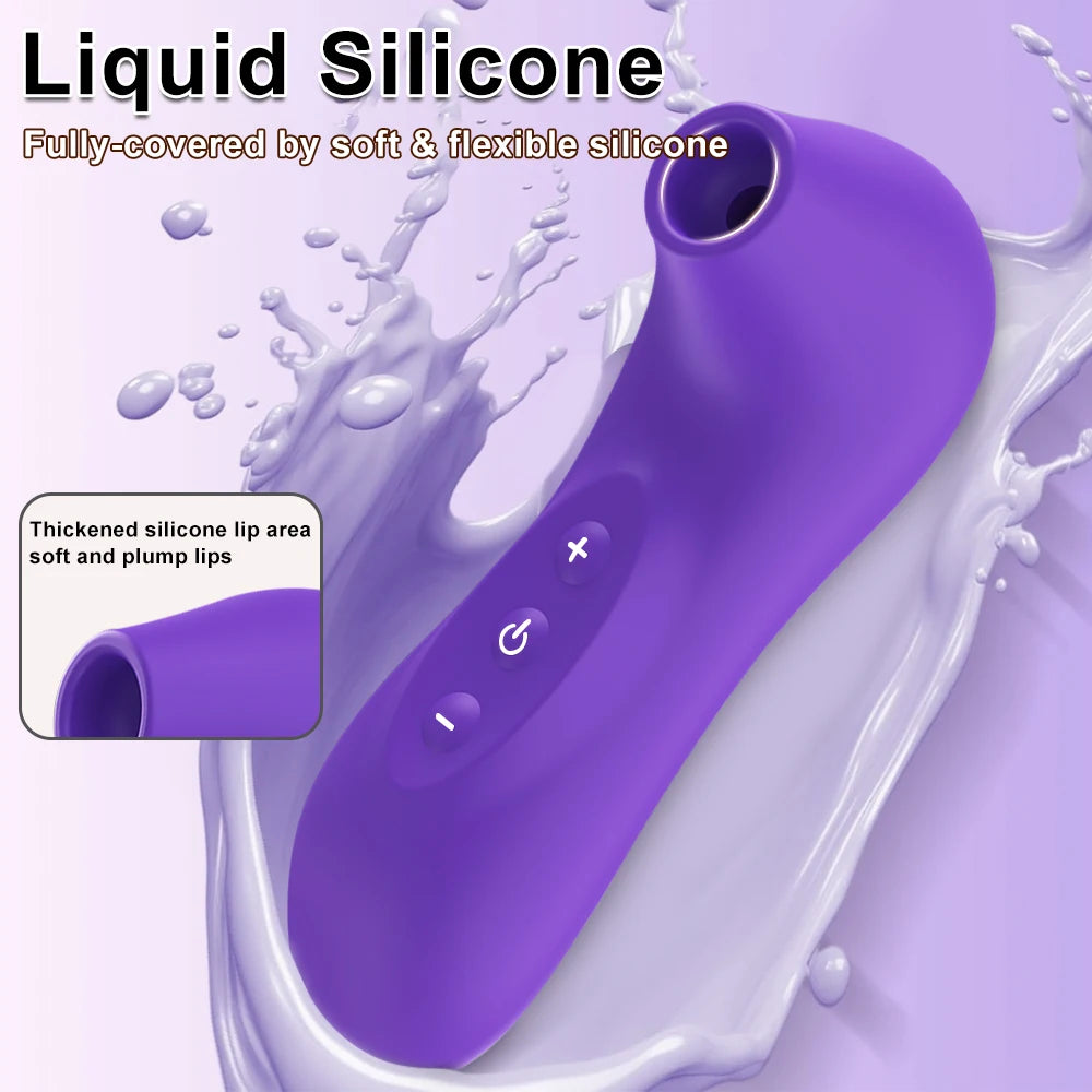 Stimulateur Clitoridien Vacuum & Vibration – 8 Modes | Silicone Certifié FDA