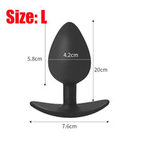 Plug Anal Silicone Portable – 6 Formes, 3 Tailles | Masseur Prostatique